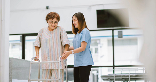 Nurse assisting patient thumbnail