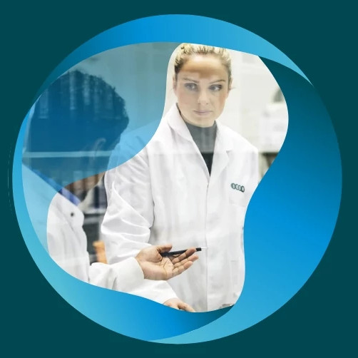 Biotechnology sector services display