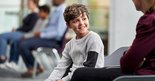 Child awaiting kidney disease treatment
