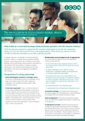 Strategic alliances overview for pharmaceutical partnerships