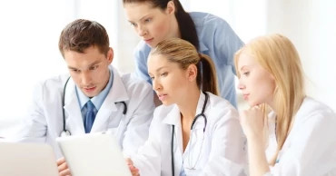 Team of clinical trial specialists