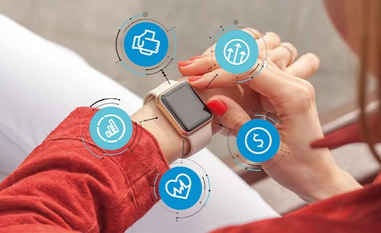 Healthcare professional reviewing clinical trial insights