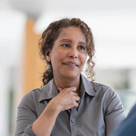 patient talking to doctor