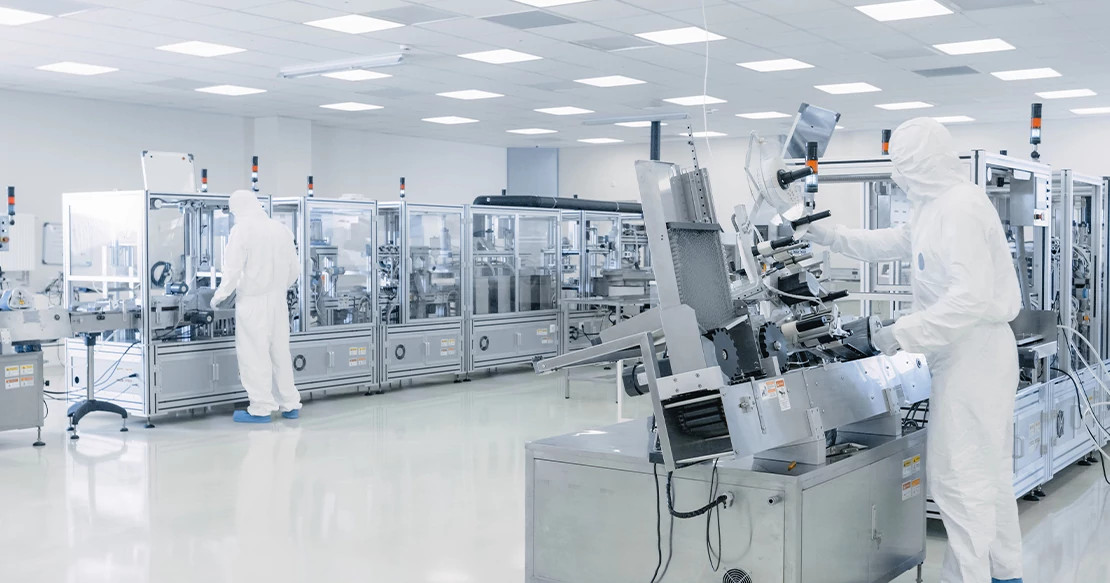 Clean room manufacture of med devices website thumbnail