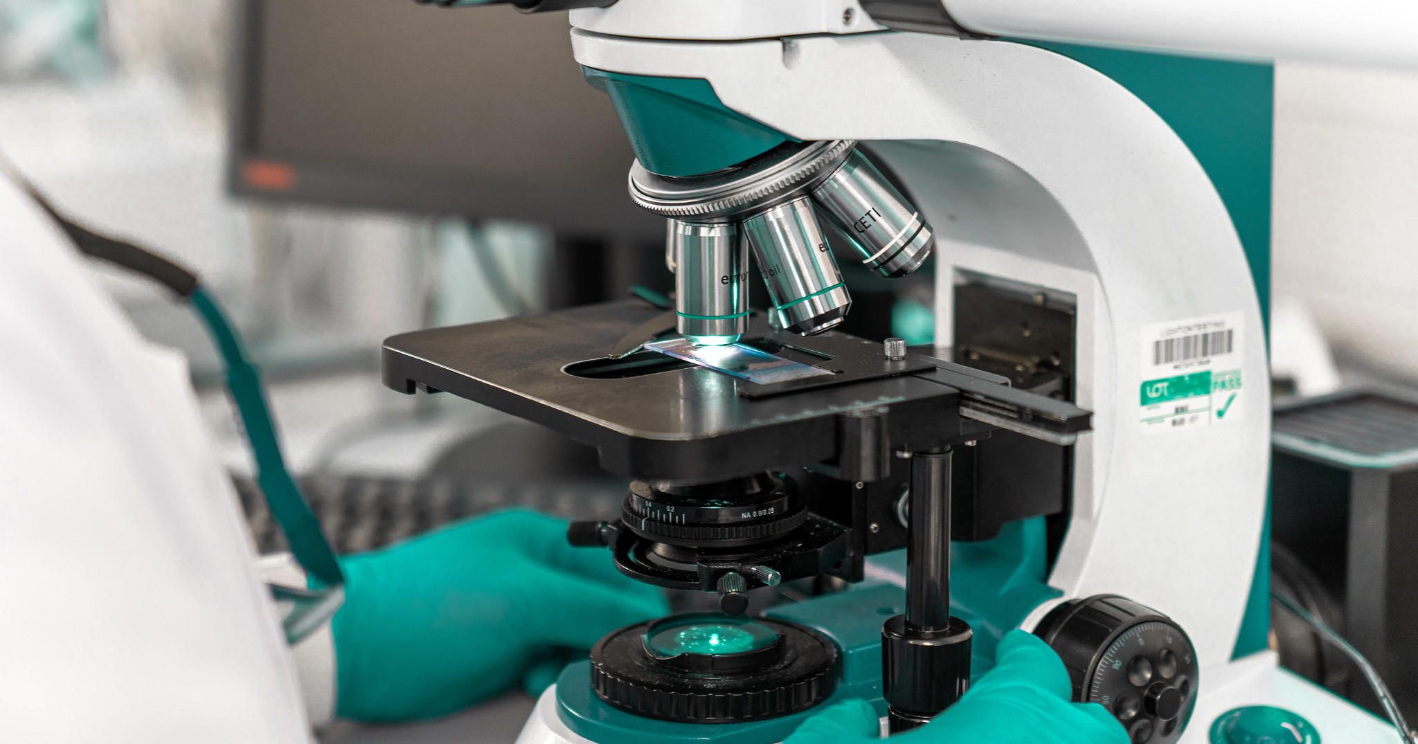 Lab research on pathogens