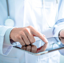 Electronic clinical outcome assessment interface