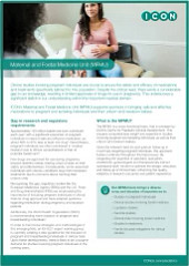 Maternal medicine factsheet details