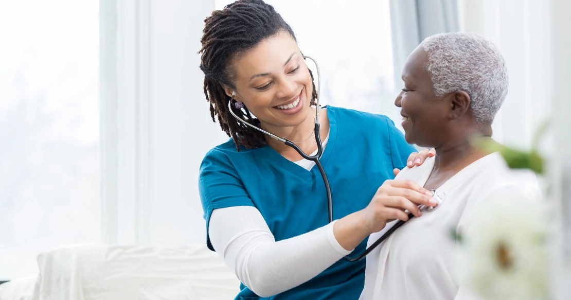 Physician discussing treatment options with patient