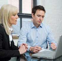 Regulatory professionals collaborating