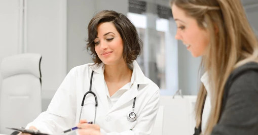 Medical professionals collaborating