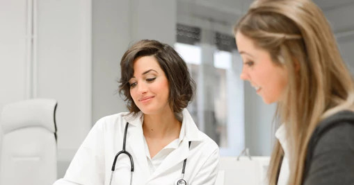 Medical professionals collaborating