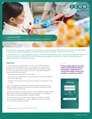Laboratory data management factsheet