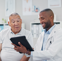 patient and doctor